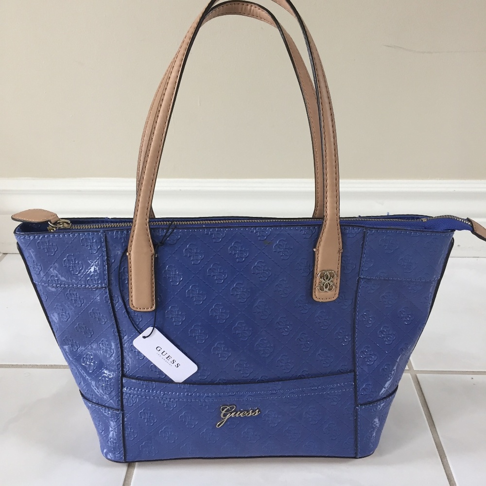 NEW Guess Blue Shoulder Bag
